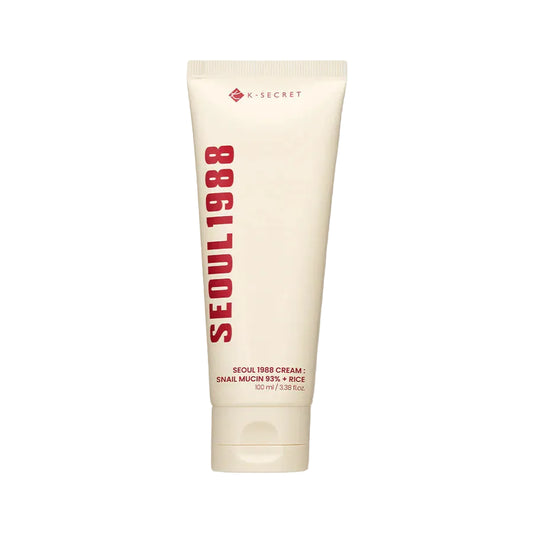 K–SECRET SEOUL 1988 CREAM : SNAIL MUCIN 93% + RICE 100ML