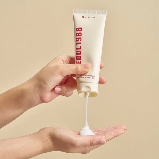 K–SECRET SEOUL 1988 CREAM : SNAIL MUCIN 93% + RICE 100ML