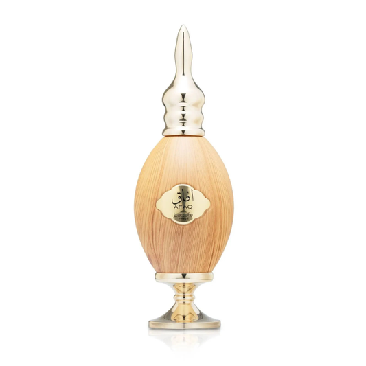 afaq gold lattafa, lattafa afaq gold femme, parfum lattafa maroc, parfum floral fruité femme, eau de parfum lattafa 100ml, parfum poire cassis femme, parfum tubéreuse jasmin, parfum bois santal femme maroc, beautyfamily lattafa — AFAQ GOLD Eau de Parfum Lattafa 100 ml pour femme, parfum floral fruité aux notes de poire, cassis, tubéreuse, jasmin, cashméran et bois de santal, disponible au Maroc sur beautyfamily.ma
