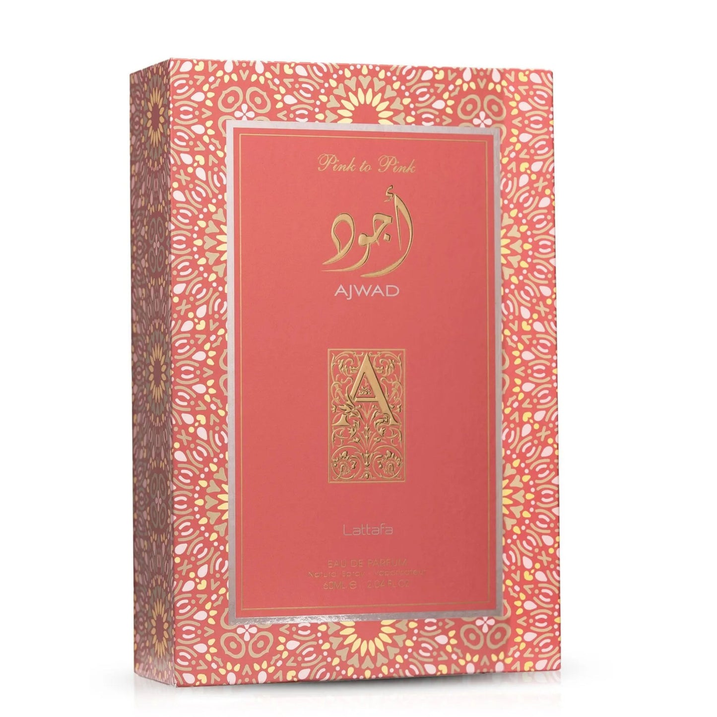 ajwad pink to pink lattafa, lattafa ajwad pink to pink unisexe, parfum floral fruité maroc, parfum pamplemousse rose framboise goyave, eau de parfum lattafa 60 ml unisex, parfum rose pivoine magnolia, parfum musc ambre gris vanille cuir mousse, parfum polyvalent maroc, acheter ajwad pink to pink maroc, beautyfamily lattafa — Ajwad Pink to Pink Eau de Parfum Lattafa 60 ml unisexe, parfum floral fruité aux notes de pamplemousse rose, disponible au Maroc sur beautyfamily.ma