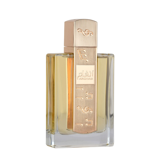 angham lattafa, lattafa angham femme, parfum lattafa maroc, parfum oriental gourmand femme, eau de parfum lattafa 100ml, parfum vanille cacao femme, parfum longue tenue femme maroc, acheter parfum lattafa maroc, beautyfamily lattafa — ANGHAM Eau de Parfum Lattafa 100 ml pour femme, parfum oriental gourmand aux notes de mandarine, praliné et vanille, disponible au Maroc sur beautyfamily.ma