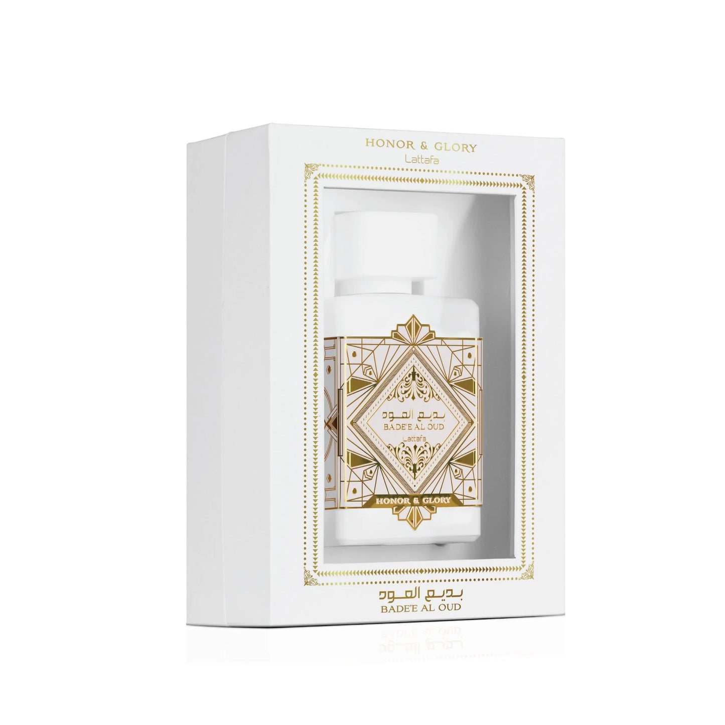 Lattafa Badee Al Oud Honor & Glory, parfum Lattafa mixte, parfum oriental fruité, parfum épicé gourmand, parfum longue tenue 100 ml, acheter parfum Lattafa Maroc, beautyfamily.ma, بادي العود هونور آند جلوري