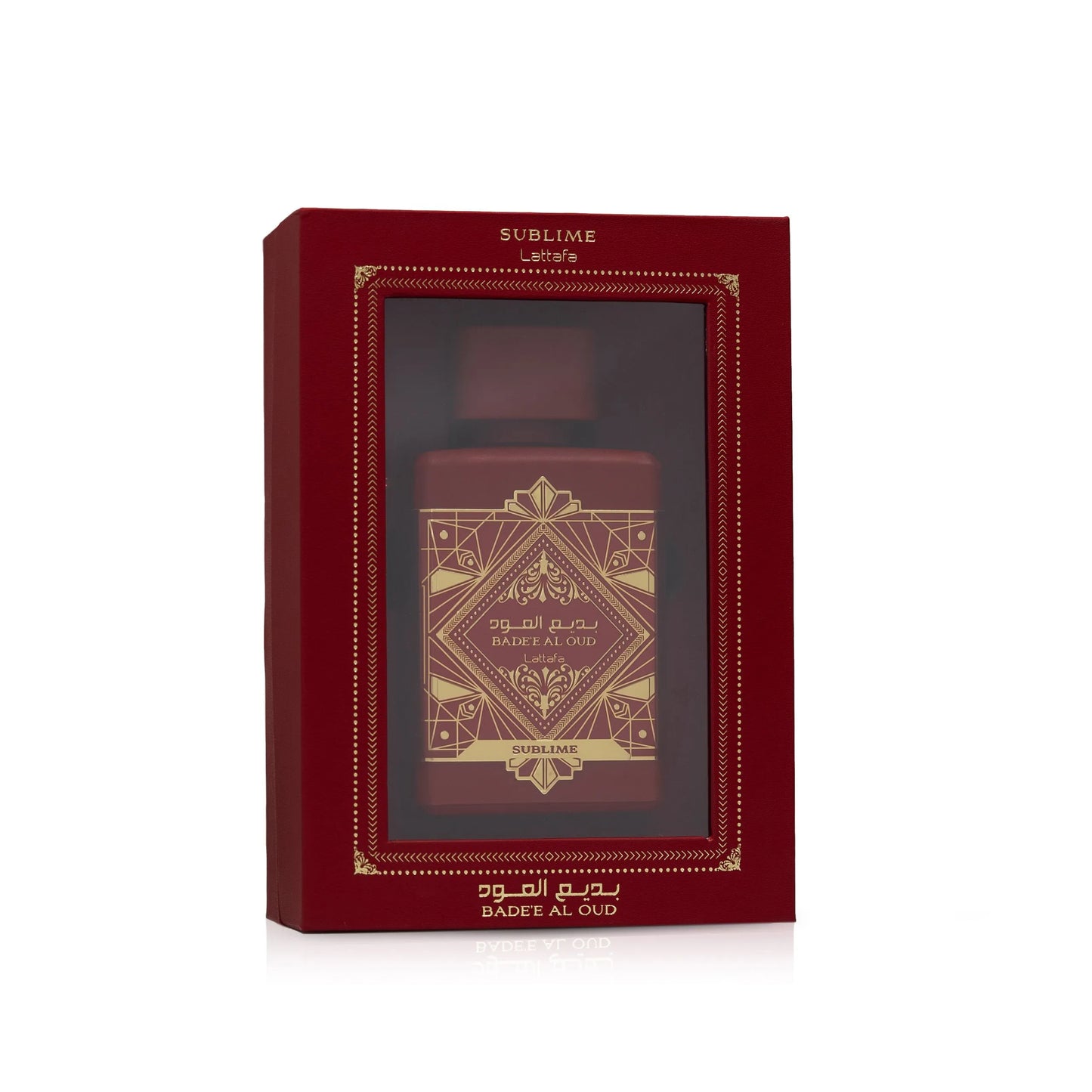 Lattafa Badee Al Oud Sublime, parfum Lattafa mixte, parfum oriental floral boisé, parfum longue tenue 100 ml, parfum bois précieux Lattafa, parfum mixte élégant, acheter parfum Lattafa Maroc, beautyfamily.ma, بادي العود سوبليم