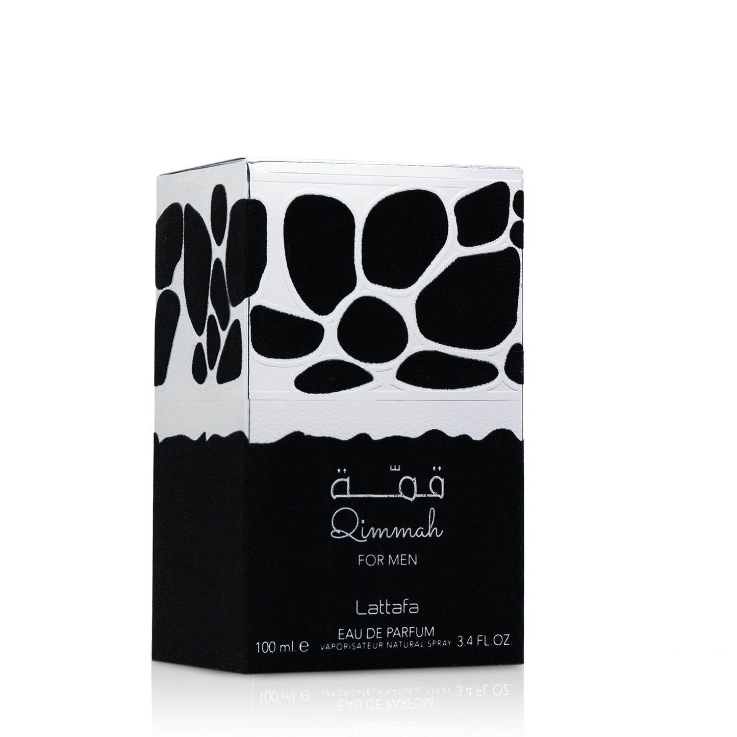 qimmah for men lattafa, lattafa qimmah homme, parfum lattafa maroc, parfum oud cèdre homme, eau de parfum lattafa 100ml homme, parfum lavande sauge romarin, parfum patchouli vétiver homme maroc, acheter qimmah for men maroc, beautyfamily lattafa — QIMMAH FOR MEN Eau de Parfum Lattafa 100 ml pour homme, parfum aromatique boisé oriental aux notes de oud, cèdre, lavande, sauge, romarin, patchouli et vétiver, disponible au Maroc sur beautyfamily.ma