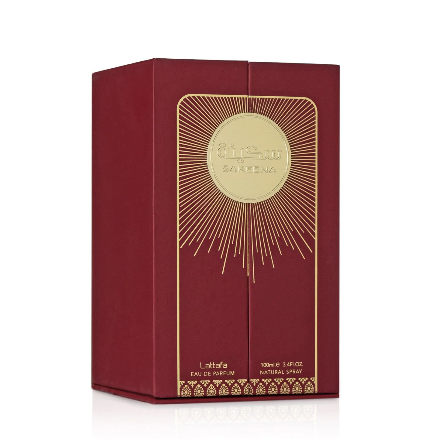 sakeena lattafa, lattafa sakeena femme, parfum lattafa maroc, parfum floral fruité gourmand femme, eau de parfum lattafa 100ml femme, parfum mandarine passion framboise, parfum fleur d’oranger rose sel marin, parfum praliné toffee vanille musc maroc, acheter sakeena maroc, beautyfamily lattafa — SAKEENA Eau de Parfum Lattafa 100 ml pour femme, parfum floral fruité gourmand aux notes de mandarine, fruit de la passion, accord ozonique, fleur d’oranger, rose, framboise, disponible au Maroc sur beautyfamily.ma