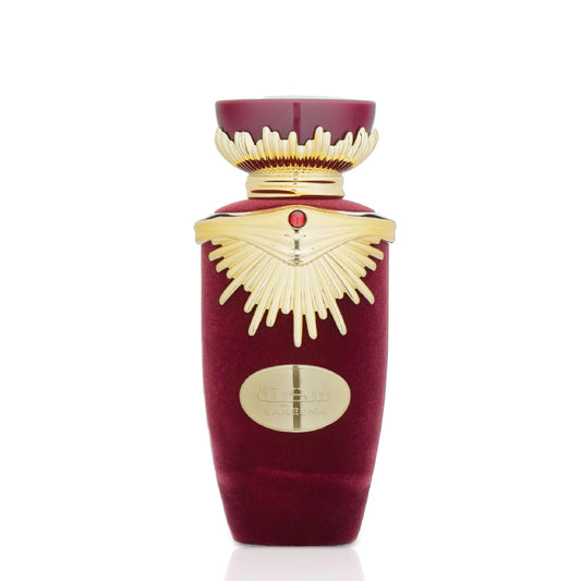 sakeena lattafa, lattafa sakeena femme, parfum lattafa maroc, parfum floral fruité gourmand femme, eau de parfum lattafa 100ml femme, parfum mandarine passion framboise, parfum fleur d’oranger rose sel marin, parfum praliné toffee vanille musc maroc, acheter sakeena maroc, beautyfamily lattafa — SAKEENA Eau de Parfum Lattafa 100 ml pour femme, parfum floral fruité gourmand aux notes de mandarine, fruit de la passion, accord ozonique, fleur d’oranger, rose, framboise, disponible au Maroc sur beautyfamily.ma