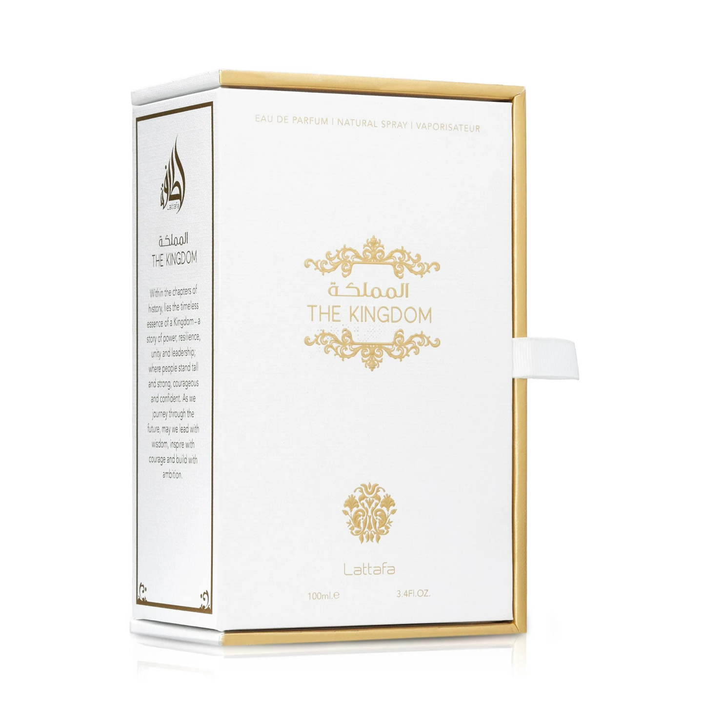 the kingdom men lattafa, lattafa the kingdom homme, parfum lattafa maroc, parfum aromatique oriental homme, eau de parfum lattafa 100ml, parfum sauge lavande menthe, parfum tabac vanille homme maroc, parfum tonka benjoin labdanum, beautyfamily lattafa — THE KINGDOM Men Eau de Parfum Lattafa 100 ml pour homme, parfum aromatique oriental aux notes de sauge, lavande, menthe, tabac, vanille, fleur d’oranger, benzoin, fève tonka et labdanum, disponible au Maroc sur beautyfamily.ma