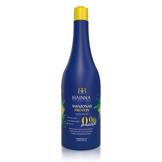 Lissage à la Protéine Amazonas Hydra Blond de Bainna - 1L