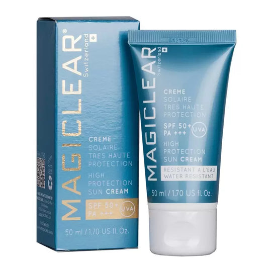 magiclear crème solaire, crème solaire magiclear spf50, protection solaire très haute, crème solaire invisible magiclear, crème solaire résistante à l’eau, magiclear spf50+ pa+++, protection uva uvb, crème solaire anti-âge, crème solaire antioxydante, vitamine e solaire, provitamine b5 solaire, thé vert peau, crème solaire suisse, magiclear maroc, crème solaire visage et corps, beautyfamily.ma solaire
