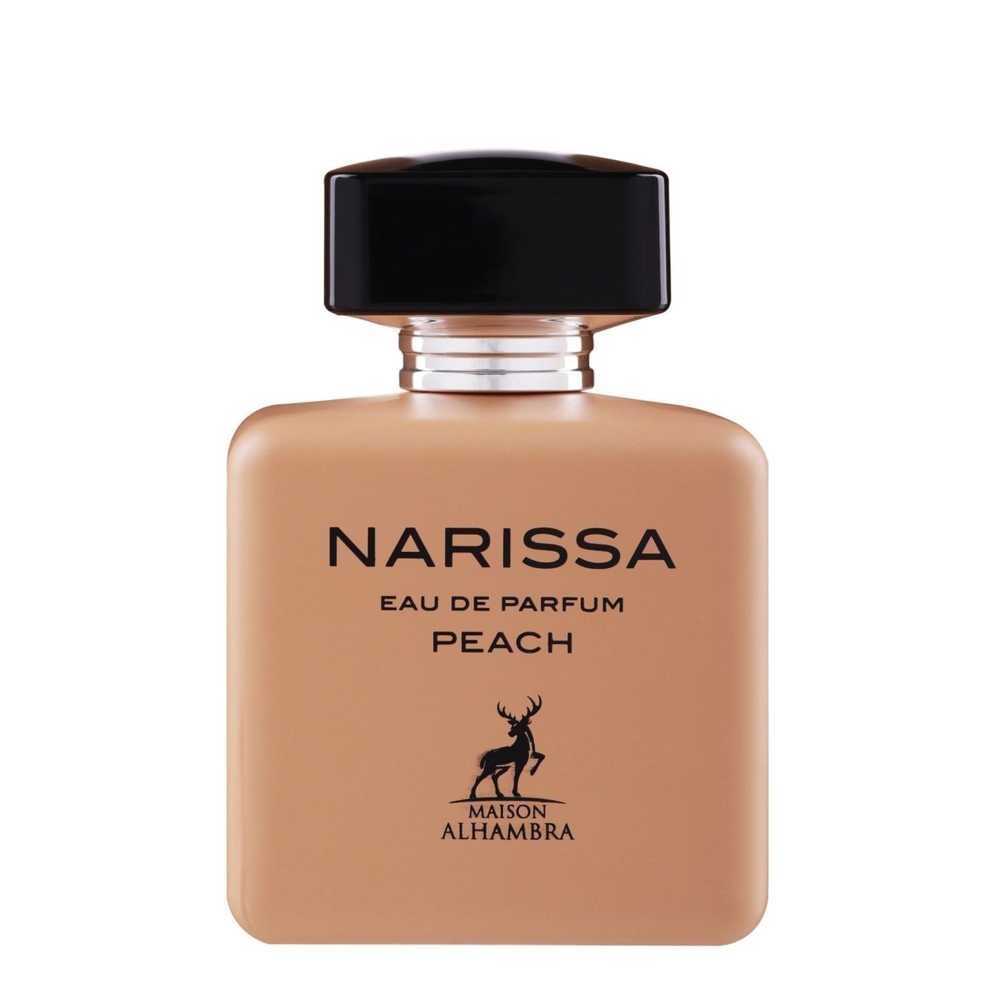 narissa peach maison alhambra, maison alhambra narissa peach femme, parfum maison alhambra maroc, parfum fruité floral femme, eau de parfum maison alhambra 100ml, parfum pêche poivre rose bergamote, parfum rose jasmin tubéreuse, parfum musc vanille cèdre ambre, acheter narissa peach maroc, beautyfamily maison alhambra — NARISSA PEACH Eau de Parfum Maison Alhambra 100 ml pour femme, parfum fruité floral, disponible au Maroc sur beautyfamily.ma