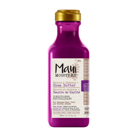 Maui Moisture, Heal & Hydrate Shea Butter Conditioner, après-shampoing cheveux secs, soin réparateur cheveux abîmés, après-shampoing nourrissant karité, Maui Moisture Maroc, hydratation intense cheveux, beautyfamily.ma