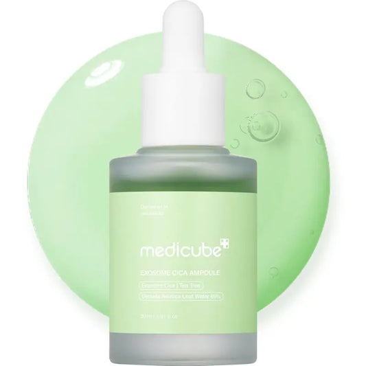 Medicube, Exosome Cica, sérum apaisant, Centella asiatica, niacinamide, panthénol, allantoïne, peau sensible, réparation barrière, hydratation légère, cosmétique coréenne, beautyfamily.ma, skincare Maroc