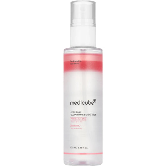 Medicube, brume visage, PDRN saumon, glutathione, niacinamide, hydratation éclat, sérum en spray, soin coréen, anti-âge, soin apaisant, brume rafraîchissante, peptides, cosmétique coréenne, beautyfamily.ma, skincare Maroc