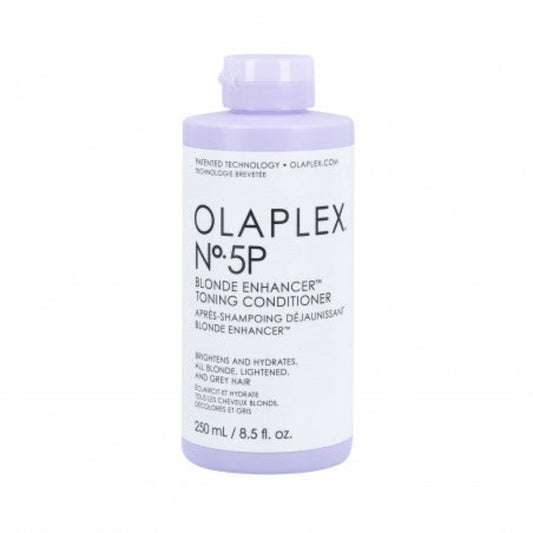Olaplex, conditioner violet, No5P Blonde Enhancer, après-shampooing tonifiant, neutralise reflets jaunes, beurre de karité, cheveux blonds froid, soin réparateur cheveux blonds, vegan conditioner, cheveux gris, beautyfamily.ma