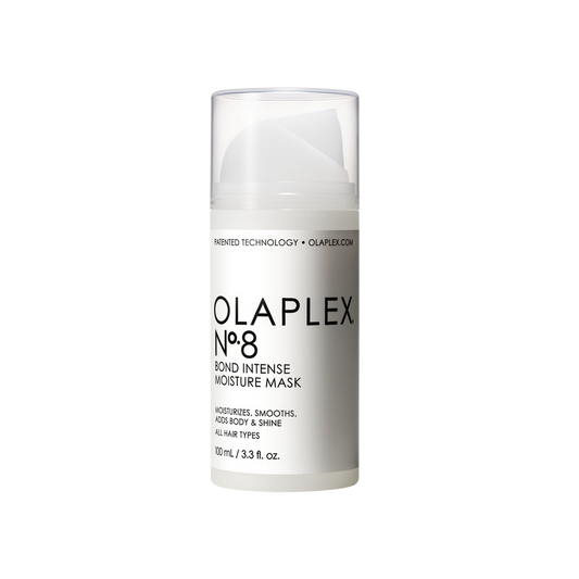 Olaplex Nº.8, masque cheveux Olaplex, soin cheveux abîmés, masque réparateur cheveux, cheveux secs, hydratation cheveux, Olaplex Maroc, masque capillaire nourrissant, réparation capillaire, beautyfamily.ma, soin cheveux sans sulfate