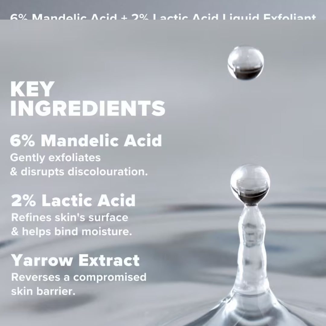 PAULA'S CHOICE - SKIN PERFECTING 6% Mandelic Acid + 2% Lactic Acid AHA - Exfoliant AHA - 30 ML