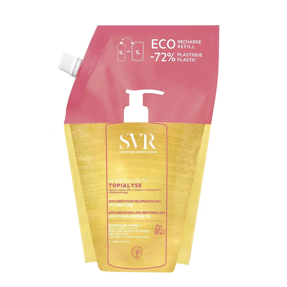 SVR TOPIALYSE HUILE LAVANTE ÉCO-RECHARGE 1 L