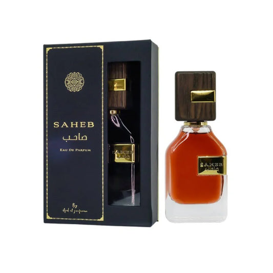 SAHEB, parfum mixte, eau de parfum 70ml, Ard Al Zaafaran, parfum oriental unisexe, parfum homme femme, parfum longue tenue, fragrance boisée, parfum arabe Maroc, parfum épicé floral, acheter parfum en ligne Maroc, beautyfamily.ma
