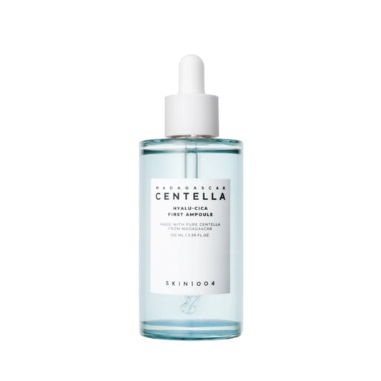 skin1004 hyalu-cica first ampoule, ampoule centella asiatica, soin hydratant visage, ampoule peau sensible, acide hyaluronique maroc, centella asiatica maroc, skin1004 maroc, hyalu-cica ampoule, ampoule coréenne hydratante, soin coréen peau déshydratée, beautyfamily.ma, ampoule première étape routine