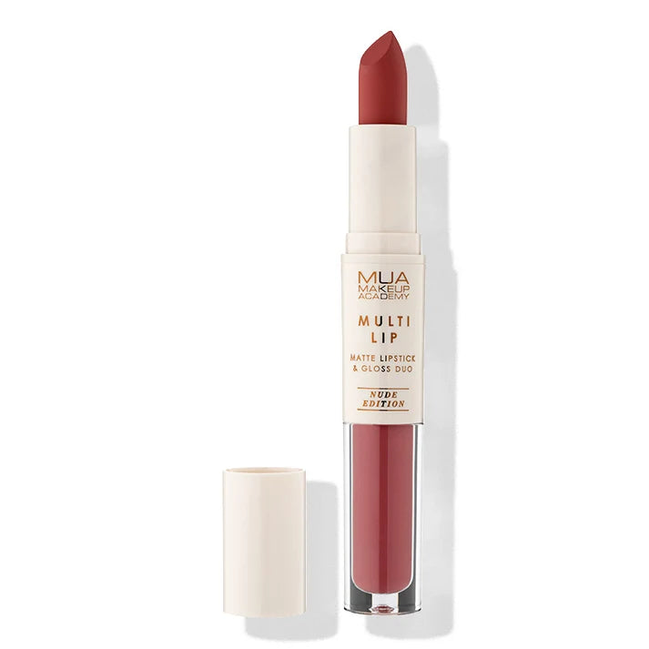 MUA MULTI LIP MATTE LIPSTICK AND GLOSS DUO BLOOM