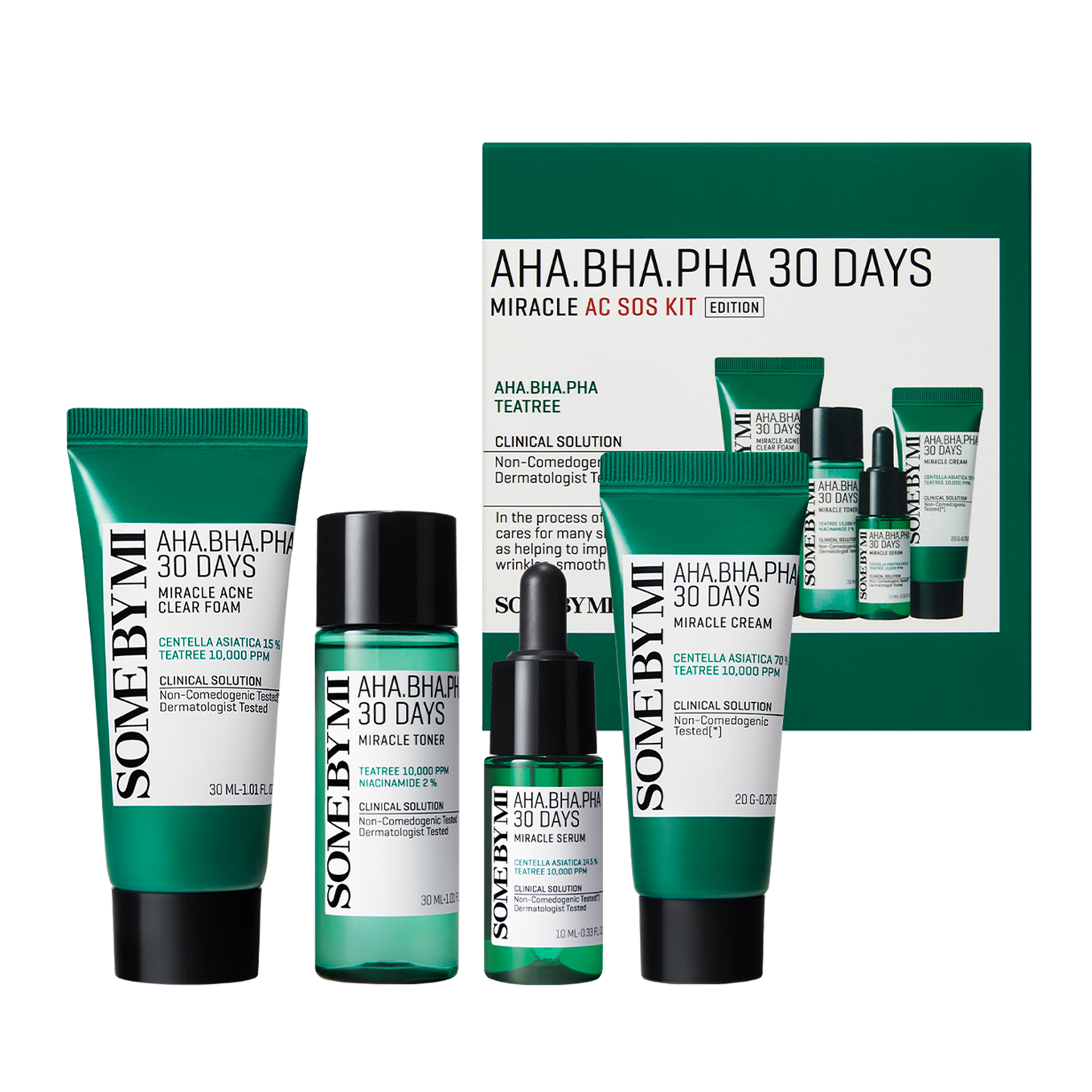 AHA. BHA. PHA 30 DAYS MIRACLE AC SOS KIT