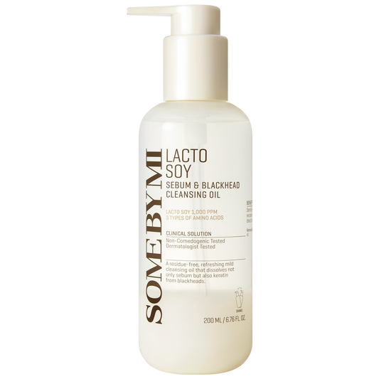 SOME BY MI LACTOSOY SEBUM&BLACKHEAD CLEANSING OIL 200ml-Nettoyants