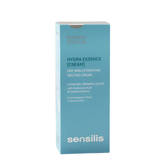 sensilis hydra essence fondant cream, crème hydratante peau sèche, soin visage hydratant intense, crème fondante sensilis, hydratation peau sensible, crème aloé vera beurre de karité, sensilis maroc, beautyfamily.ma
