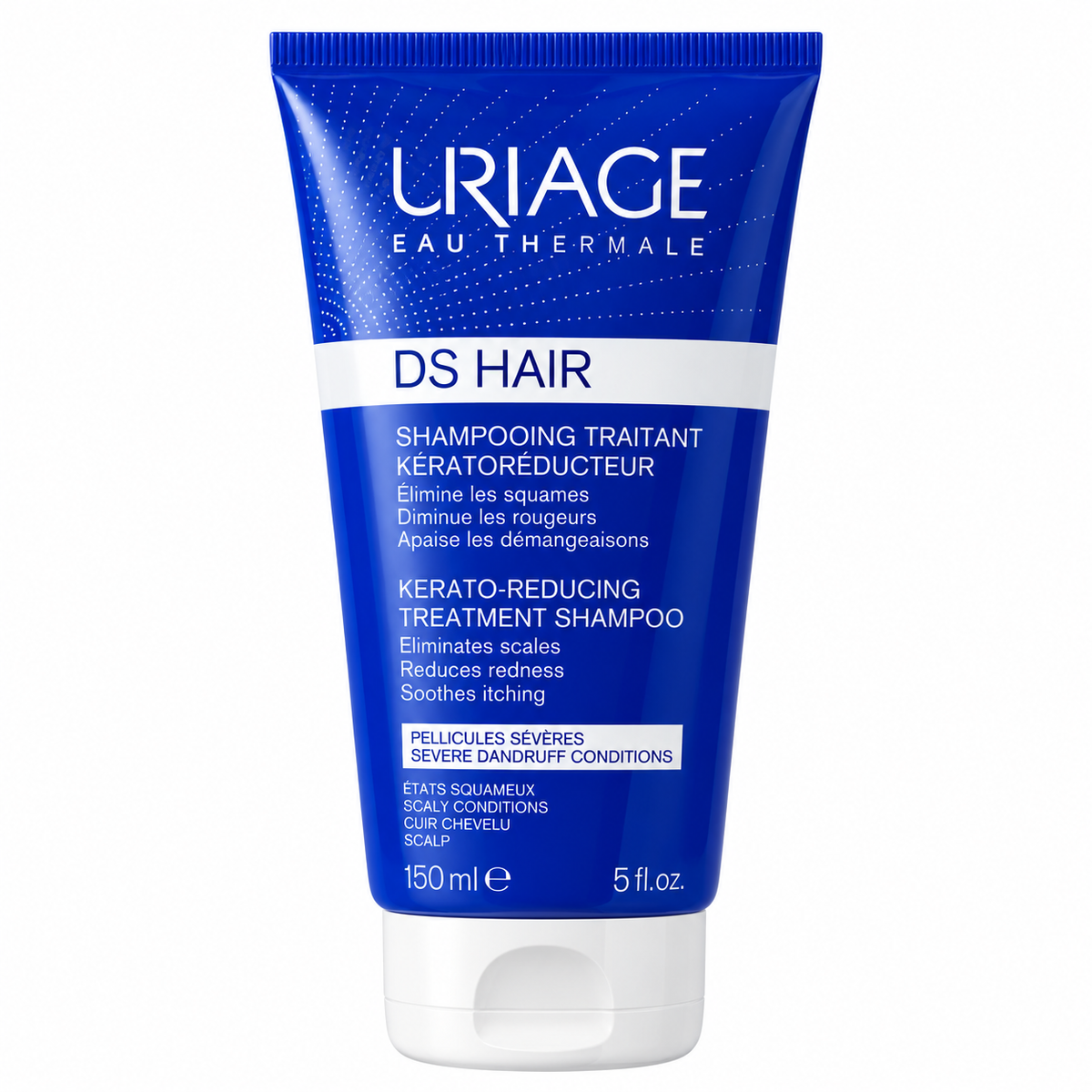URIAGE DS HAIR SHAMPOOING TRAITANT KÉRATORÉDUCTEUR 150 ML