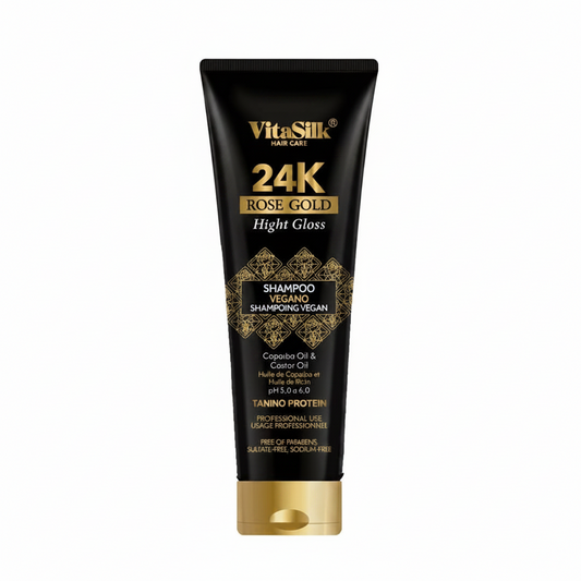 VITASILK 24K ROSE GOLD SHAMPOO VEGANO 300ML-Shampooing