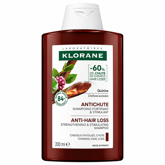 KLORANE ANTICHUTE SHAMPOING FORTIFIANT ET STIMULANT À LA QUININE 200ML