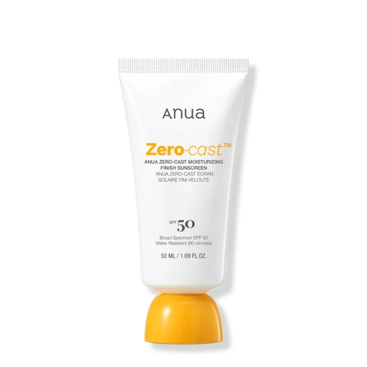ANUA Zero Cast Moisturizing Finish Sunscreen SPF50+, crème solaire ANUA Maroc, sunscreen coréen Maroc, protection solaire visage SPF50+, crème solaire sans traces blanches, crème solaire hydratante, ANUA sunscreen 50ml, Korean skincare Maroc, Niacinamide sunscreen, Hyaluronic Acid sunscreen, crème solaire légère non grasse, ANUA Zero Cast Moisturizing Finish Sunscreen SPF50+ PA+ 50ml crème solaire hydratante sans effet blanc