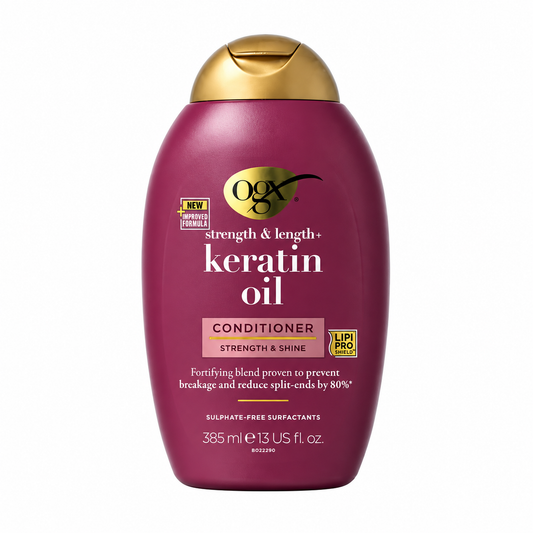 OGX STRENGTH & LENGTH + KERATIN OIL CONDITIONER 385ML