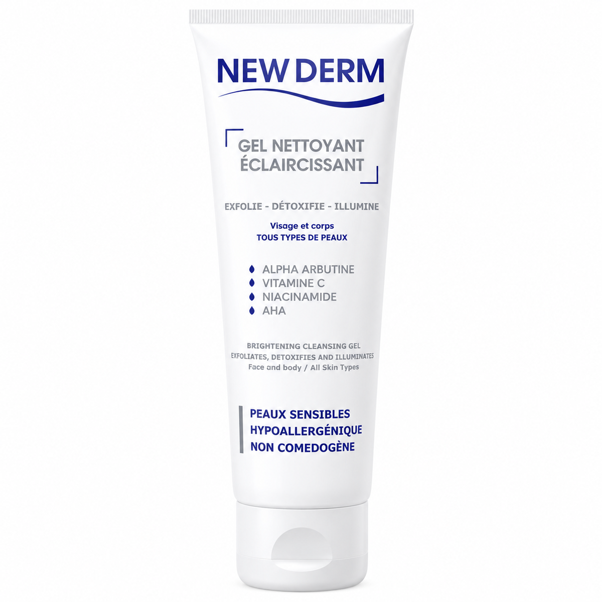 NEW DERM GEL NETTOYANT ÉCLAIRCISSANT 250ML