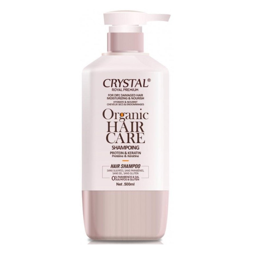 CRYSTAL ORGANIC HAIR CARE SHAMPOING HYDRATE & NOURRIT 500ML