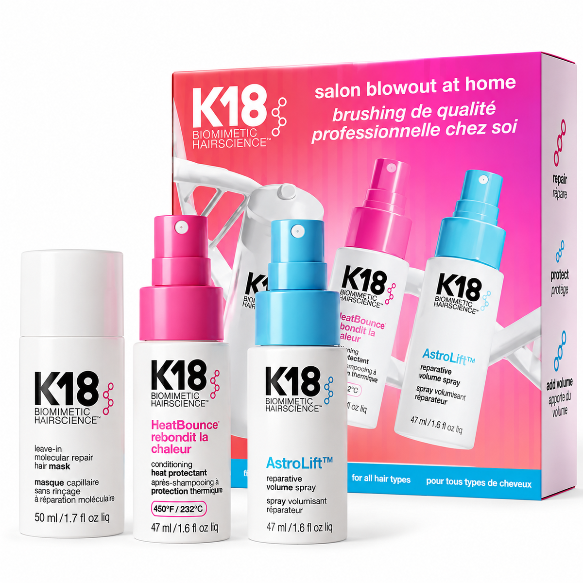 K18 SALON BLOWOUT AT HOME KIT
