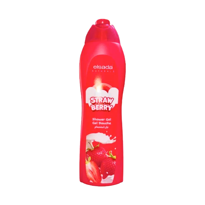 ELSADA NATURALS GEL DOUCHE STRAW BERRY 600ML