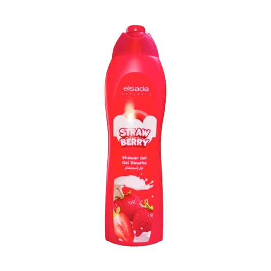 ELSADA NATURALS GEL DOUCHE STRAW BERRY 600ML