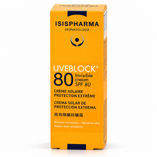 ISISPHARMA UVEBLOCK 80 INVISIBLE CREAM SPF 80