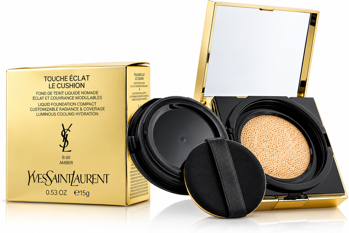 YVES SAINT LAURENT TOUCHE ÉCLAT LE CUSHION B60 AMBER