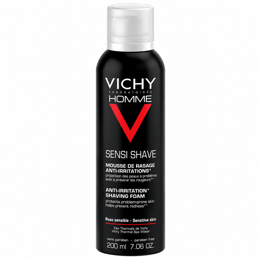 VICHY HOMME SENSI SHAVE MOUSSE DE RASAGE ANTI-IRRITATIONS 200 ML