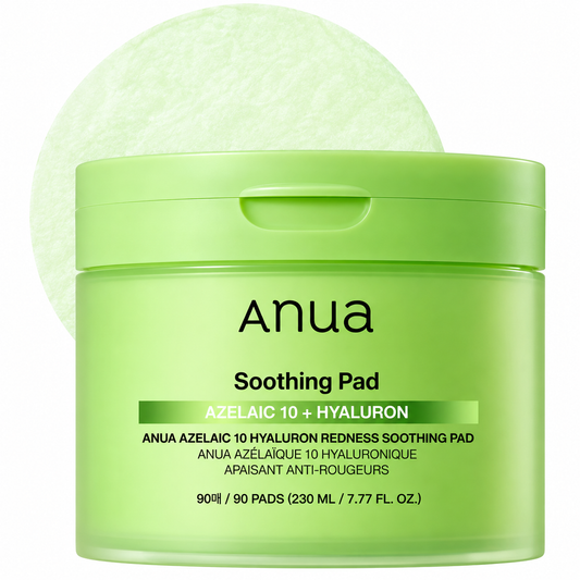 ANUA AZELAIC 10 HYALURON REDNESS SOOTHING PAD