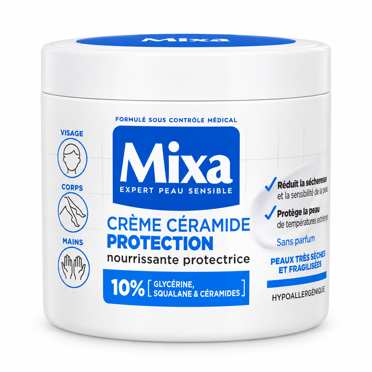 MIXA CRÈME CÉRAMIDE PROTECTION 400ML