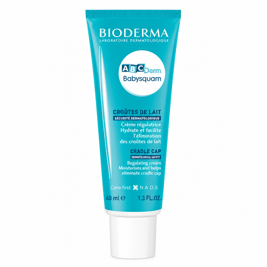 BIODERMA ABCDERM BABYSQUAM CRÈME RÉGULATRICE ANTI-CROÛTES DE LAIT 40ML