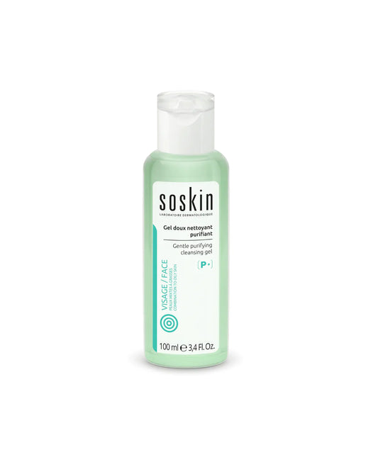 SOSKIN Gel doux nettoyant purifiant Gentle purifying Cleansing Gel 250ml
