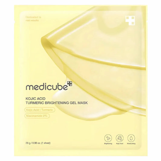 MEDICUBE KOJIC ACID TURMERIC BRIGHTENING GEL MASK 28G