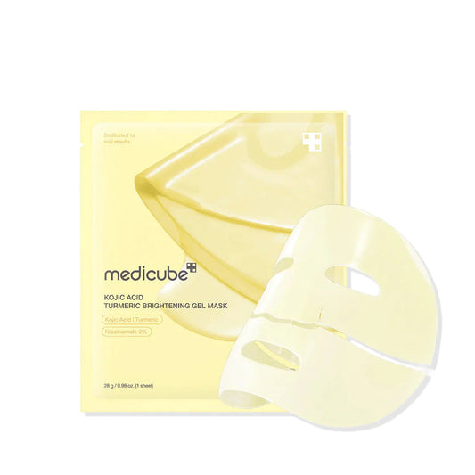 MEDICUBE KOJIC ACID TURMERIC BRIGHTENING GEL MASK 28G