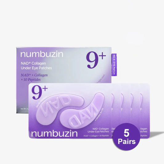 NUMBUZIN NO.9 NAD+ COLLAGEN UNDER EYE PATCHES 5 PAIRS