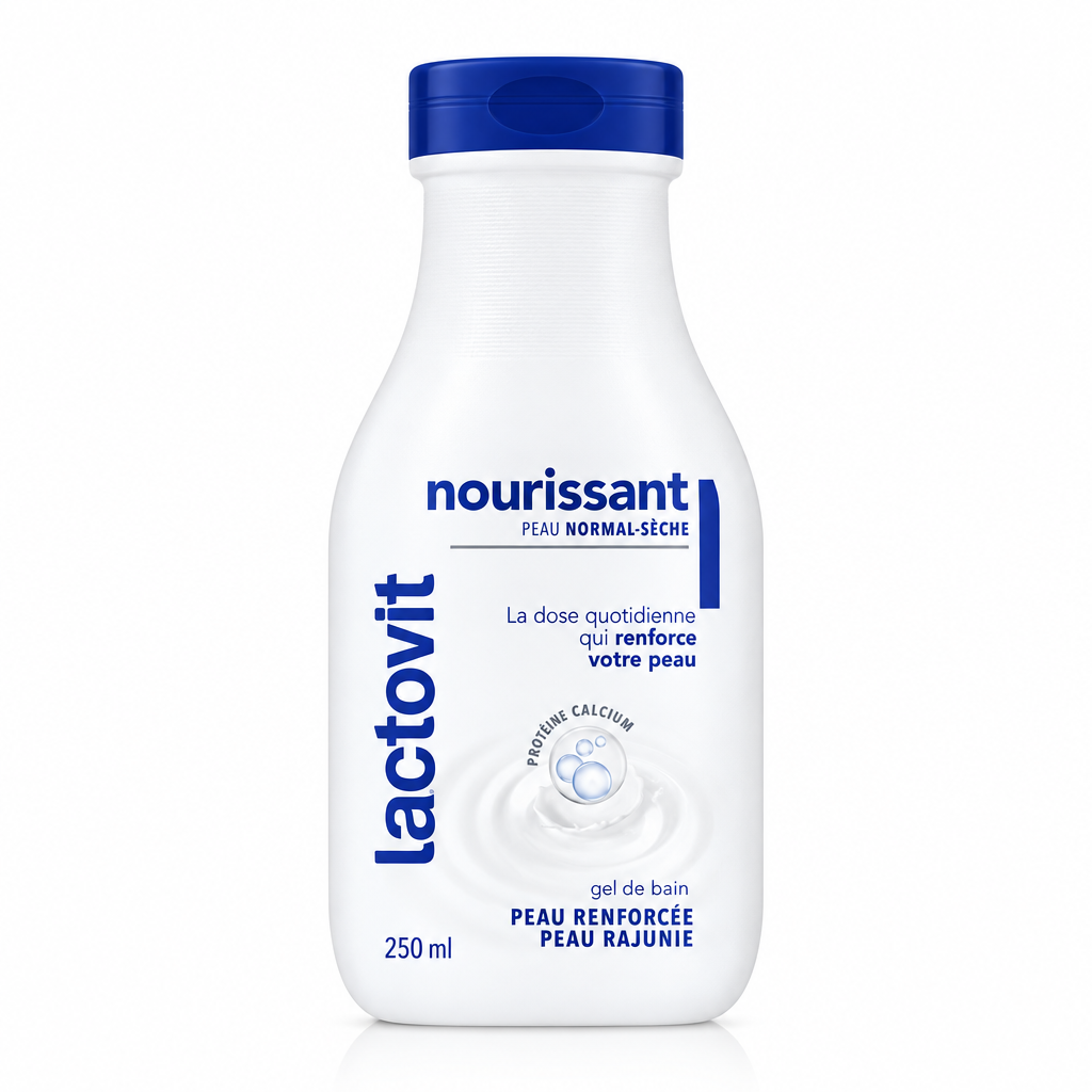LACTOVIT GEL DE BAIN NOURRISSANT PEAU NORMALE-SÈCHE - 250 ML