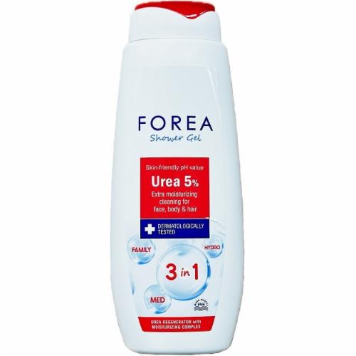 FOREA SHOWER GEL UREA 5% 3IN1 750ML