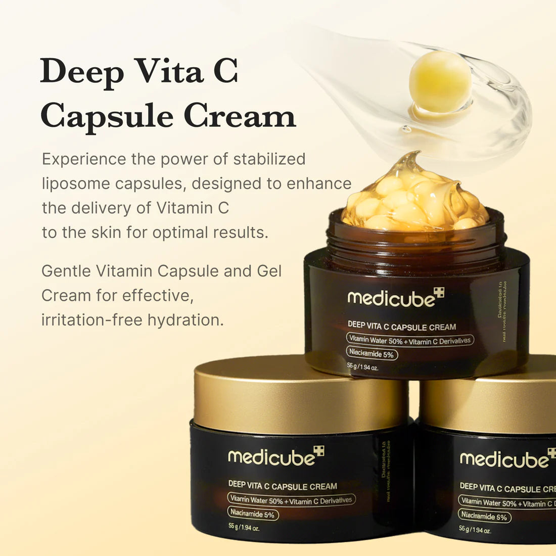 MEDICUBE DEEP VITA C CAPSULE CREAM 55G